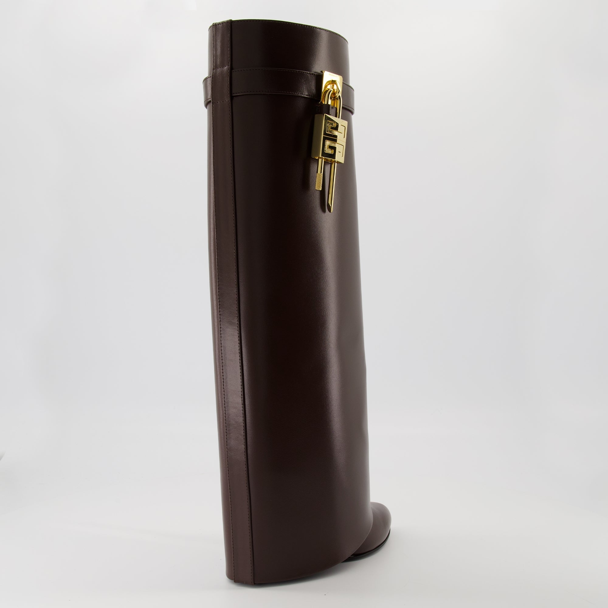 Shark Lock Brown Boots Givenchy - Women – myCompañero