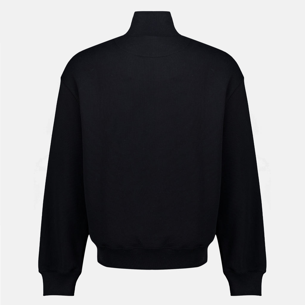 Sweatshirts Sweat zippé noir Maison Kitsune Noir Homme