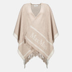 Vestes Poncho en laine beige Max Mara Beige Femme