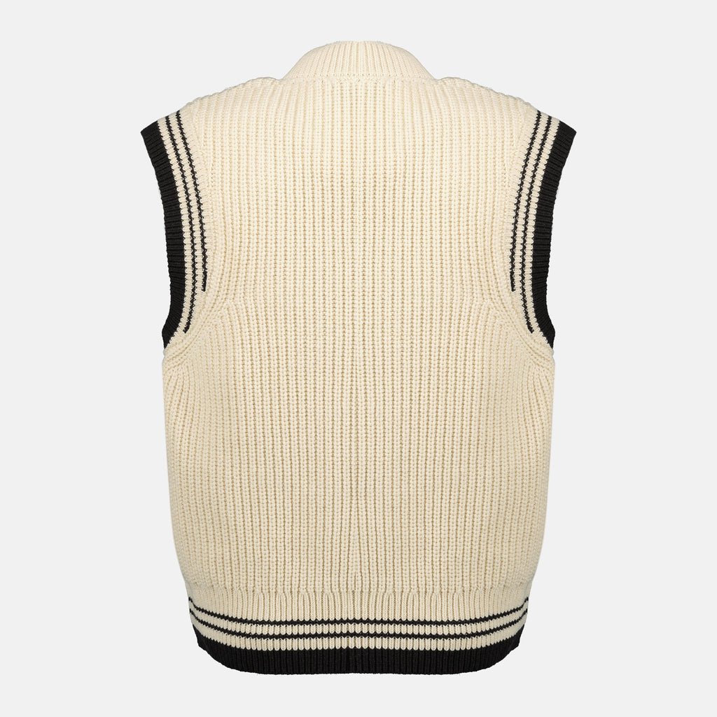 Maille Maglione Beige Senza Maniche AMI de Coeur Ami PARIS Beige Unisexe