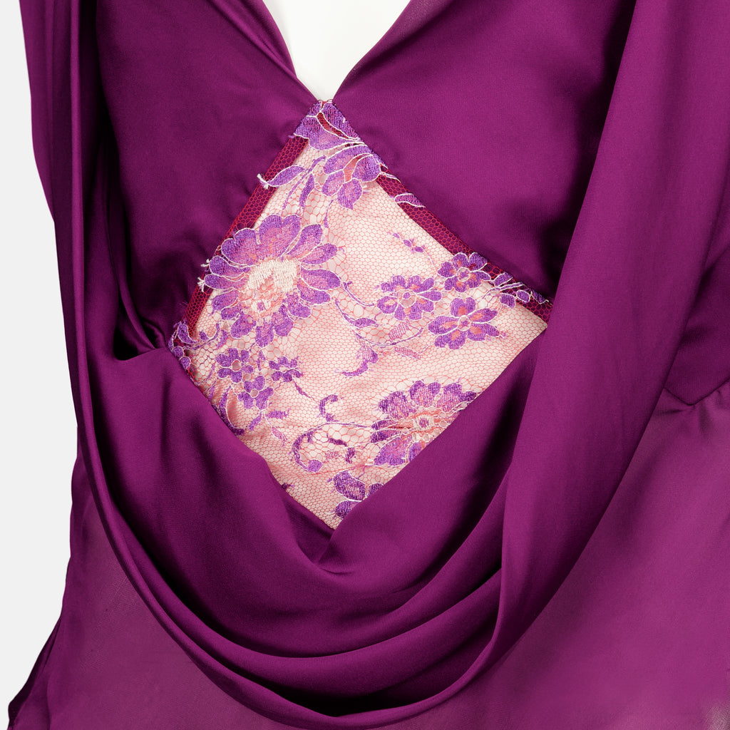 Tops Top sem Costas em Renda Christopher Esber Violet Femme