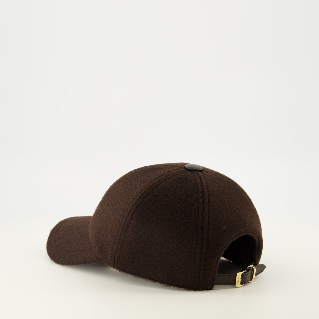 Chapeaux, casquettes et bonnets Gorra de Cashmere Marrón Max Mara Marron Femme
