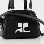 Bolsos de mano y al hombro Mini Bowling Bag Reissue Courrèges Negro Unisexo