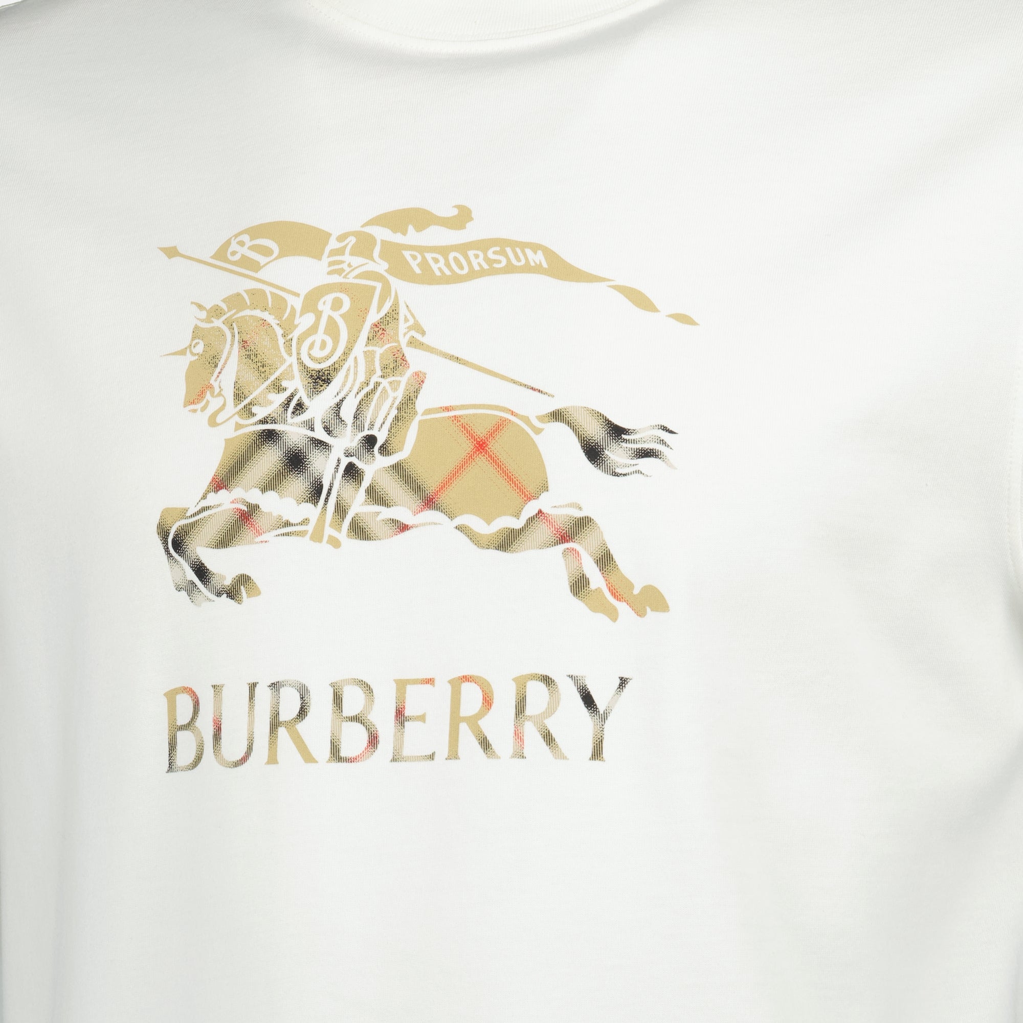 Bild des weißen EKD-T-Shirts der Marke Burberry für Herren - Frühjahr/Sommer 2026 - Detailansicht_2
