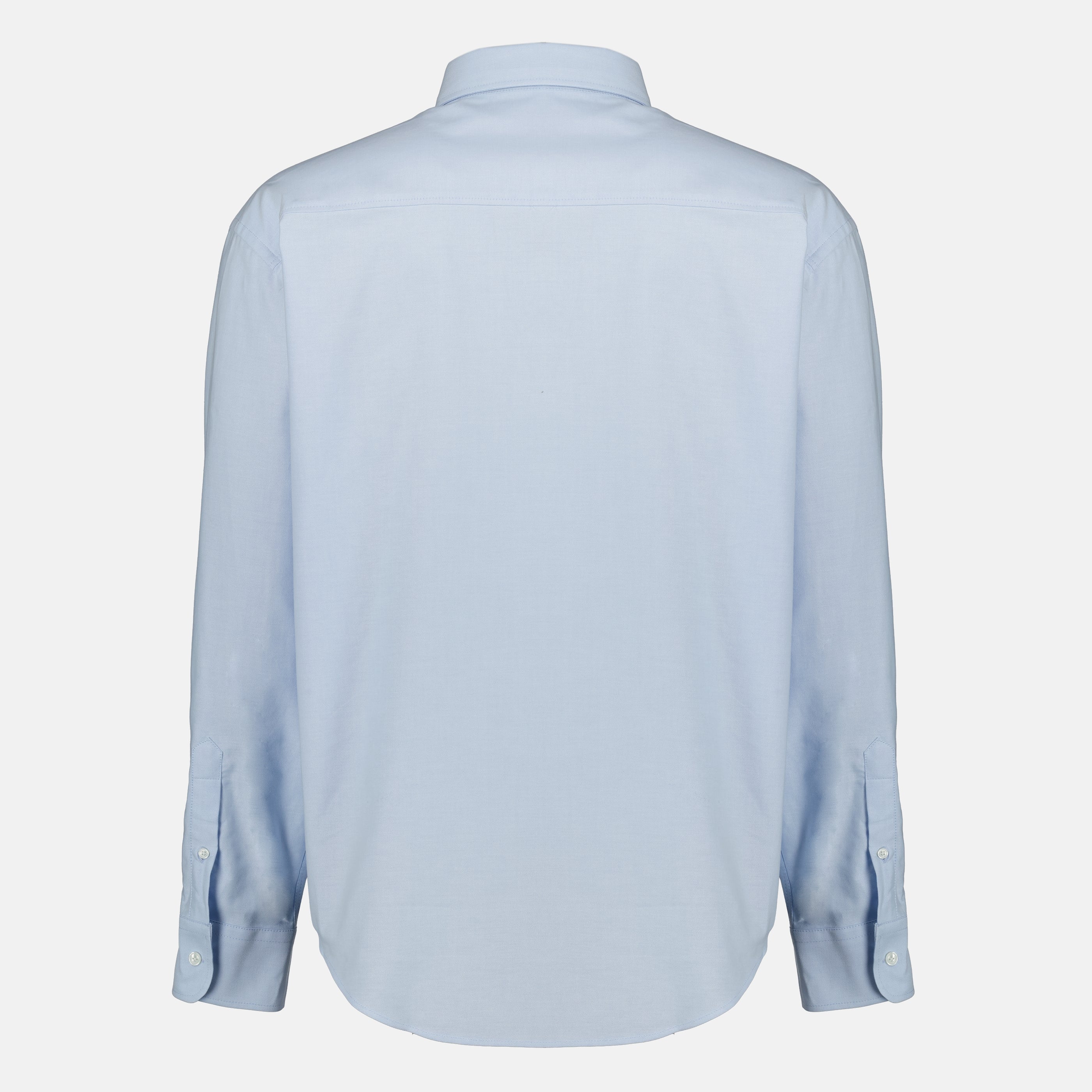 Image of the item Blue cotton shirt by Ami PARIS for Men - Spring-Summer 2026 - Back View