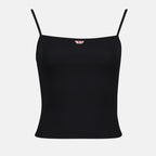 Tops T-Hop-D Tank Top Diesel Negro Femme