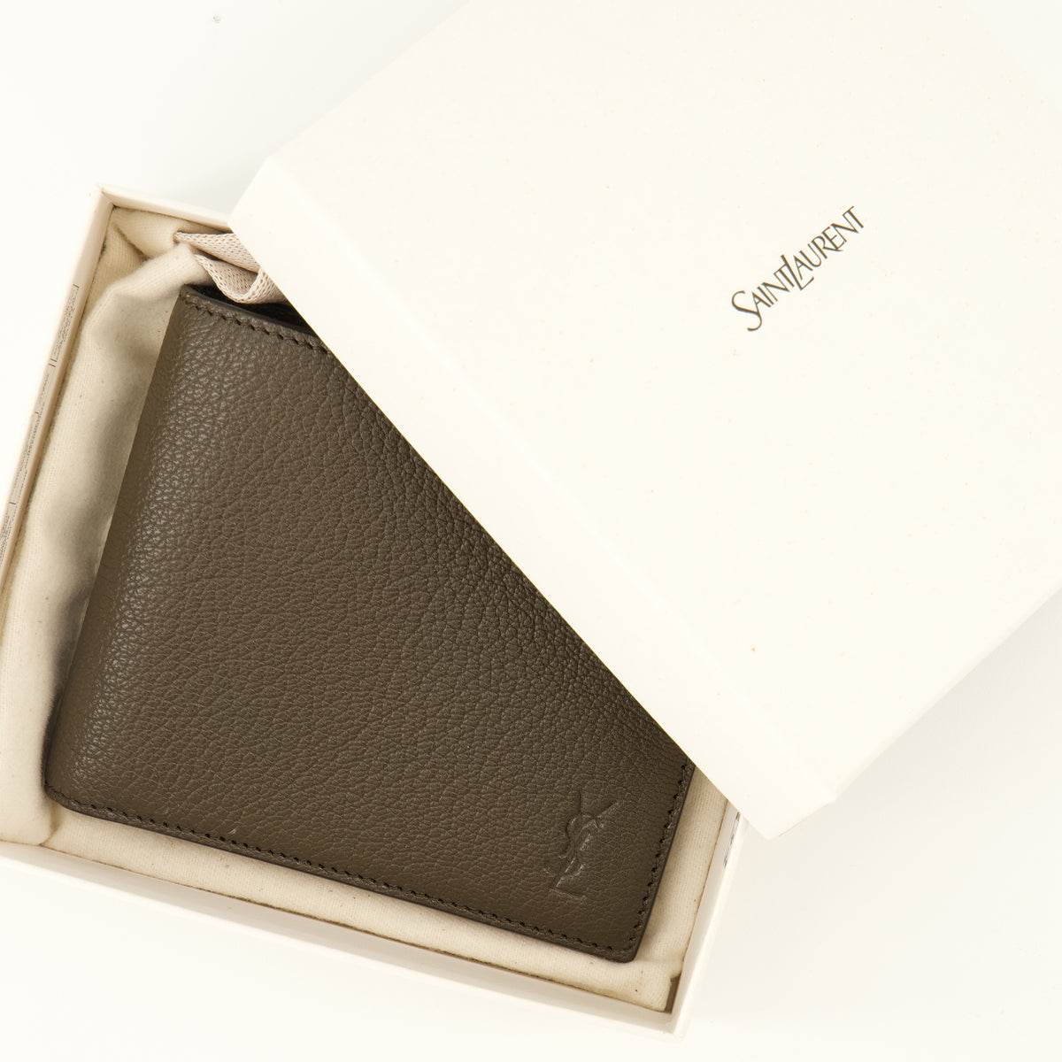 Petite maroquinerie Portafoglio Flap Marrone Saint Laurent Marron Homme