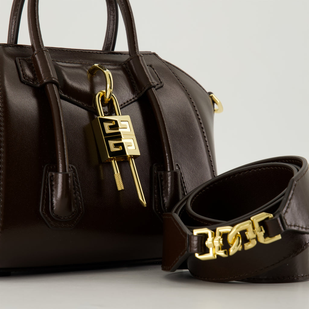 Sacs à main et épaule Sac Antigona Toy Givenchy Marron Femme