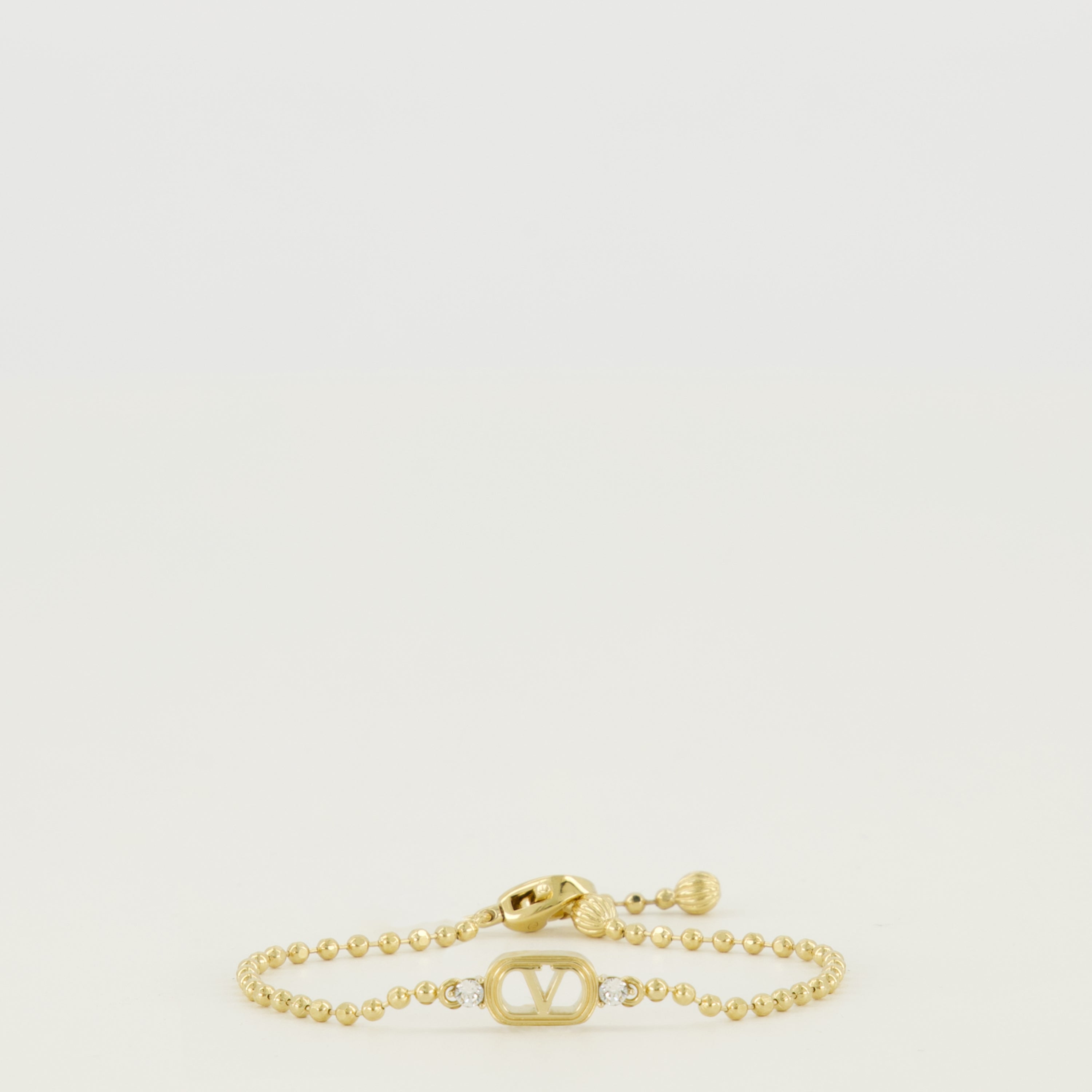 Bijoux Bracelet Ovalette en métal et cristaux Swarovski® doré Valentino Garavani Doré Femme