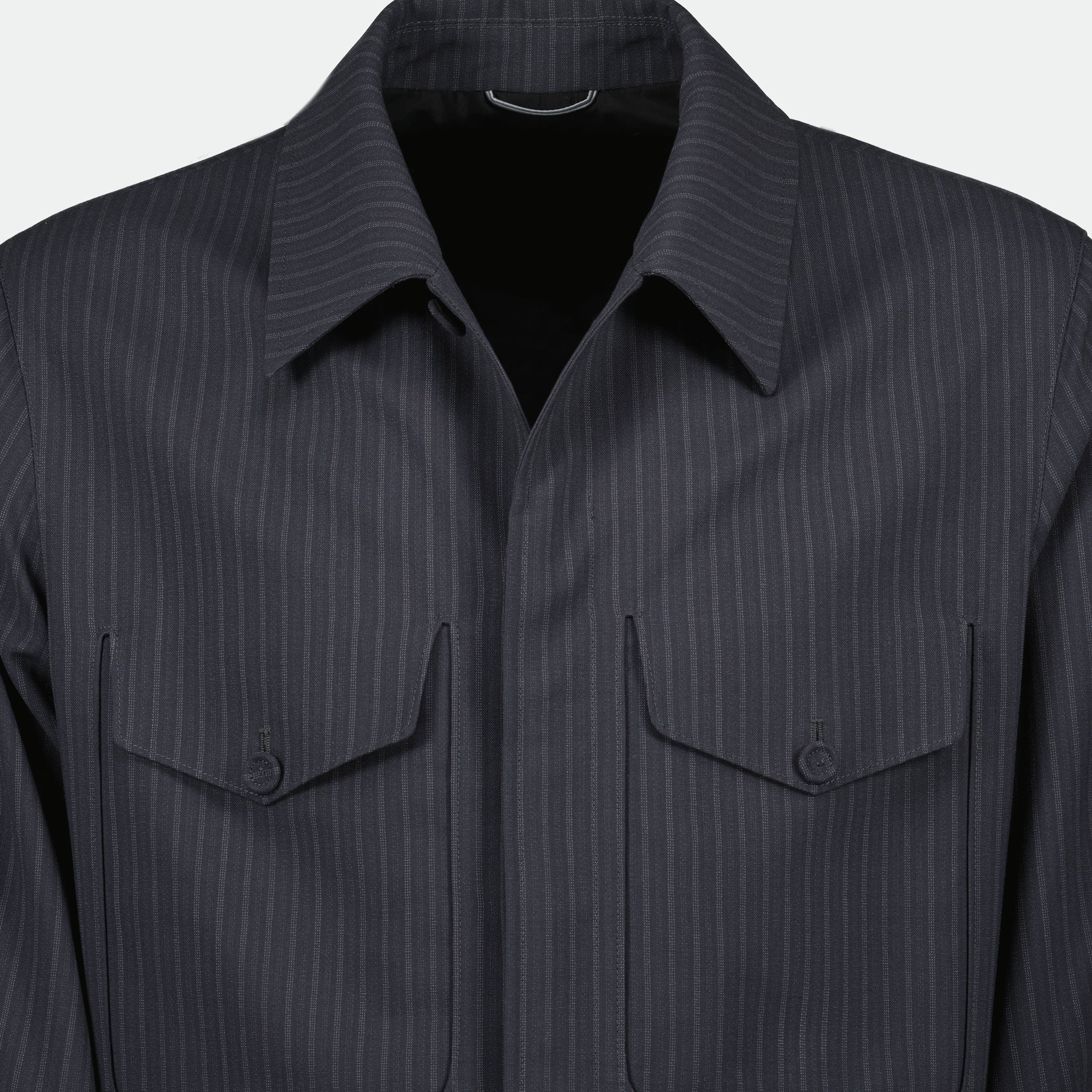 Vestes Veste à rayures Dior Gris Homme
