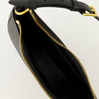 Sacs à main et épaule Mini Hobo Bag aus schwarzem Leder Valentino Garavani Noir Femme