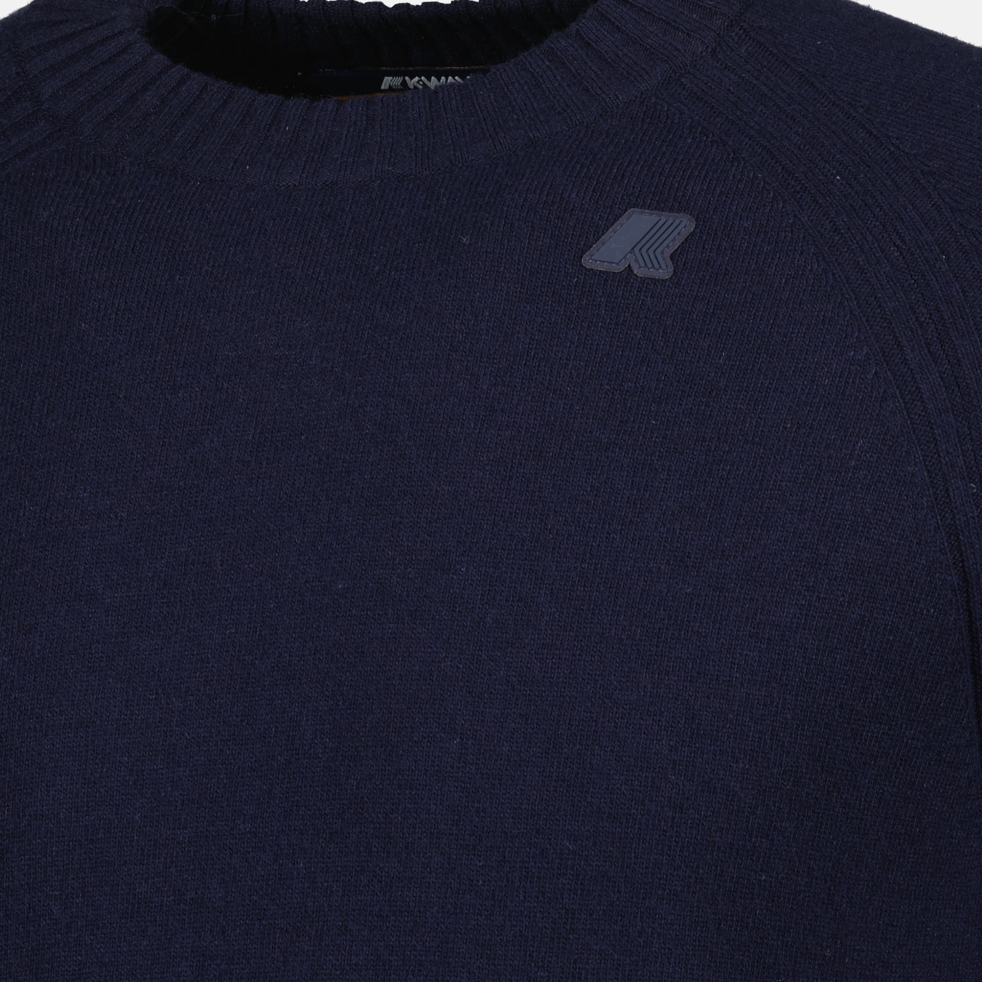 Image of the Sebas wool sweater from the K-Way brand for men - Autumn-Winter 2025 - Detailed view_1