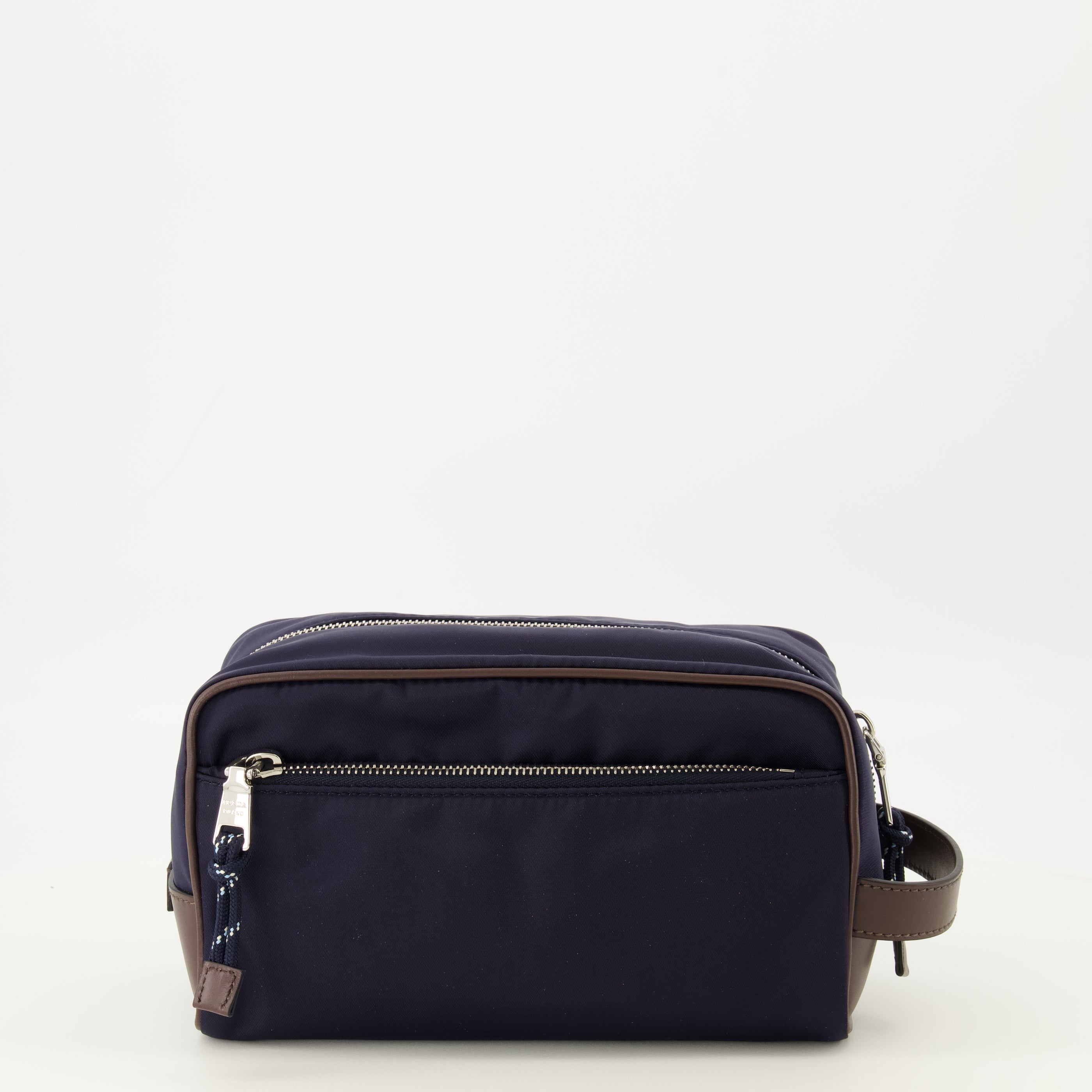 Pochettes Pochette SpeedRock bleu marine en Re-Nylon et cuir Prada Bleu foncé Homme