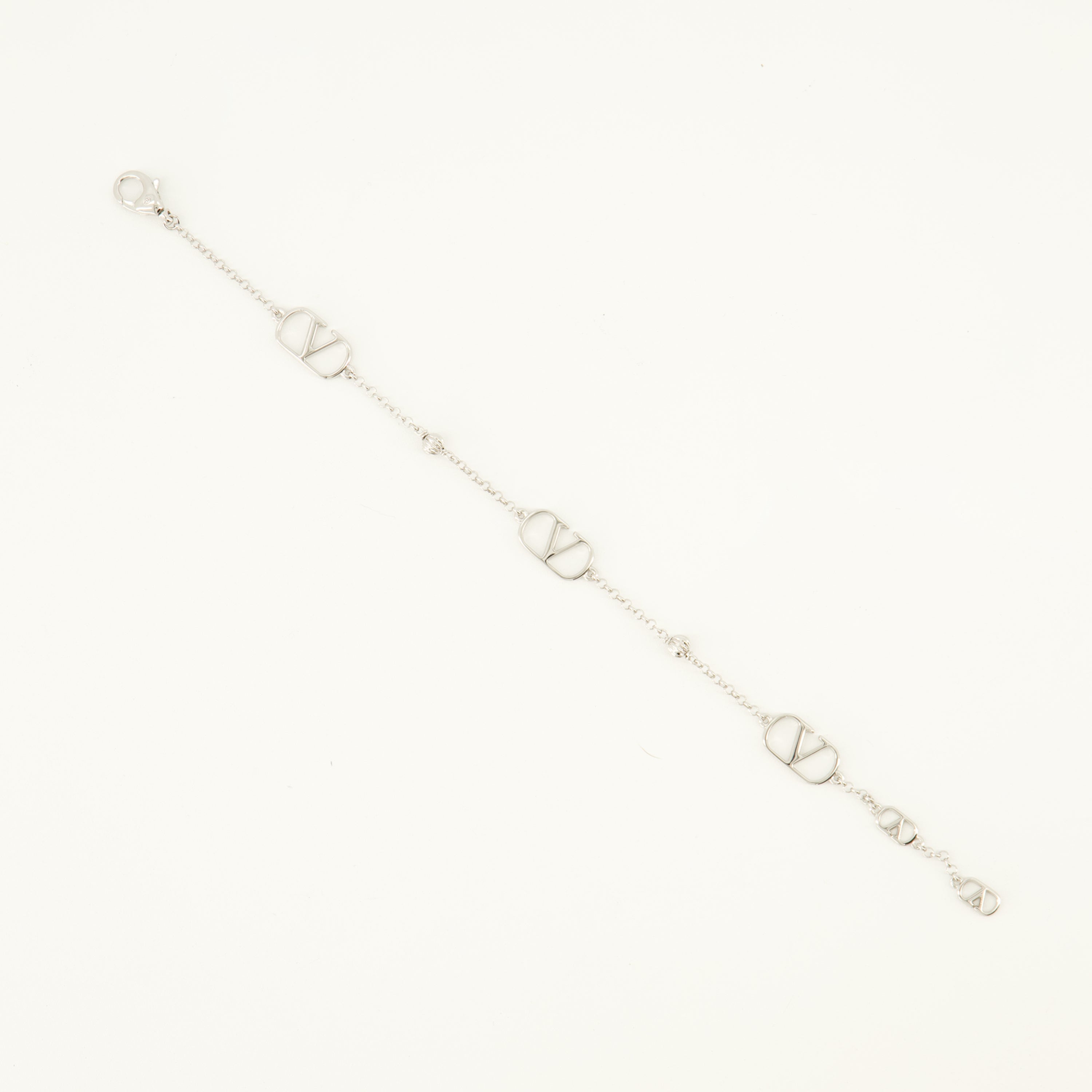 Bijoux Pulsera de metal VLogo Valentino Garavani Argenté Homme