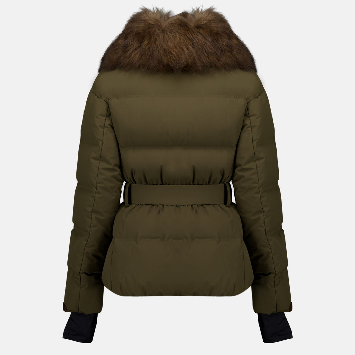 Manteaux 시오울 카키 스키 재킷 Moncler Grenoble Kaki Femme