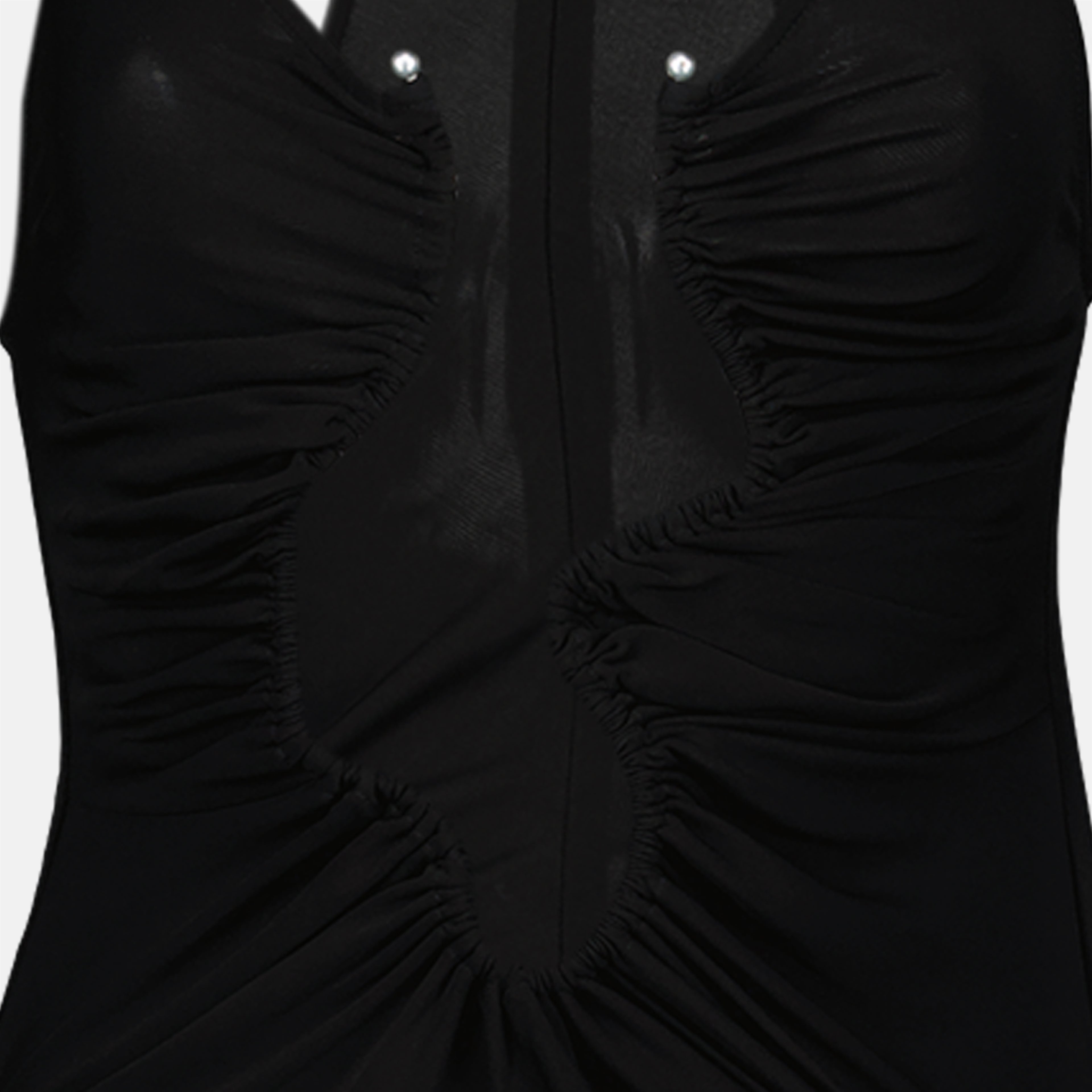 Image de l'article Robe courte Salacia noire de la marque Christopher Esber pour Femme - Saison Automne-Hiver 2025 - Vue détaillée_1