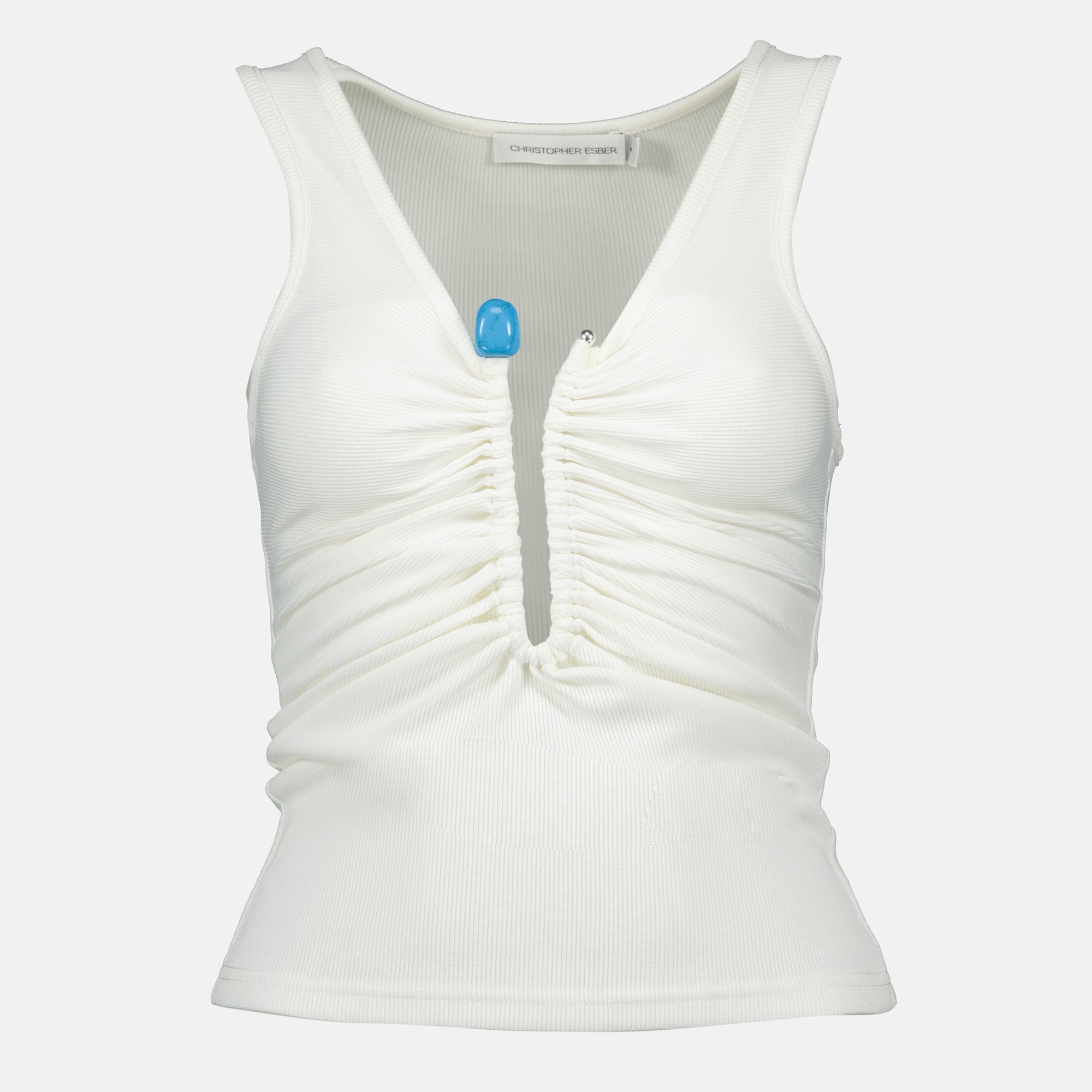 Image de l'article Haut épingle en cristal de la marque Christopher Esber pour Femme - Saison Automne-Hiver 2025 - Vue de Face