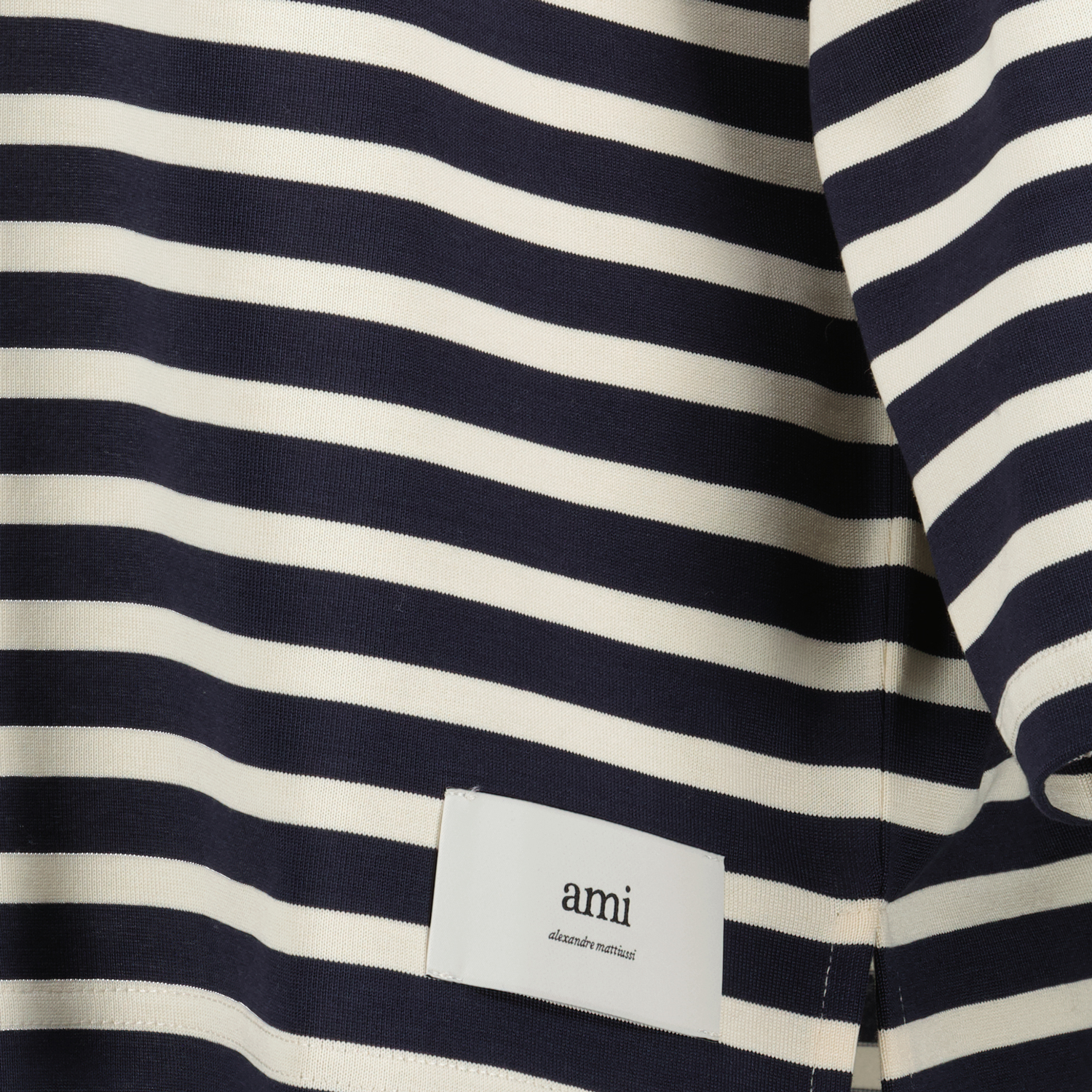 T-shirts Striped T-shirt Ami PARIS Dark blue Unisex