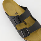 Open shoes Arizona Sandals Birkenstock Black Homme