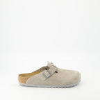 Chaussures ouvertes Mules Boston Birkenstock Beige Homme
