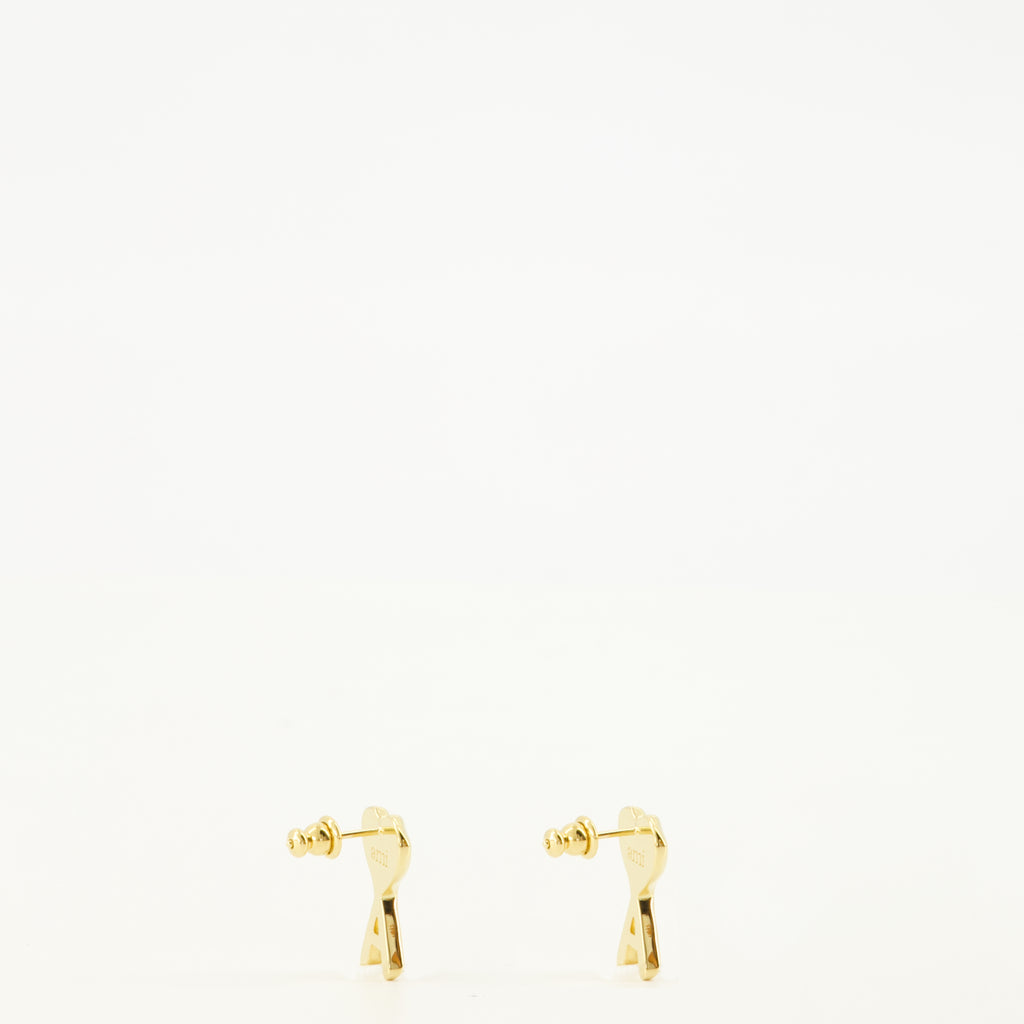 Bijoux Pendientes AMI Corazón Blanco Ami PARIS Doré Femme