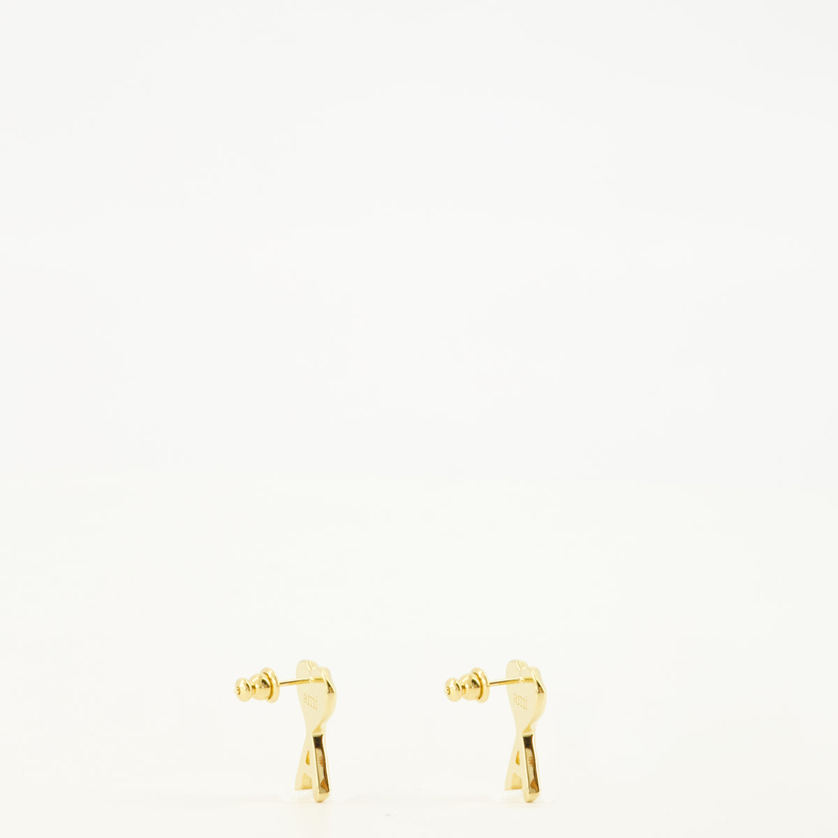Bijoux Pendientes AMI Corazón Blanco Ami PARIS Doré Femme