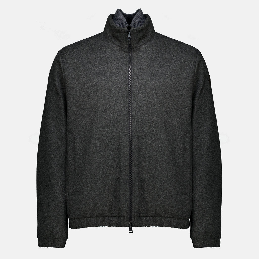 Vestes Limberl Padded Jacket in Flannel Moncler Gris Homme