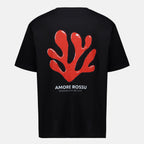 T-shirts Amore Rossu Schwarzes T-Shirt Fair Noir Homme