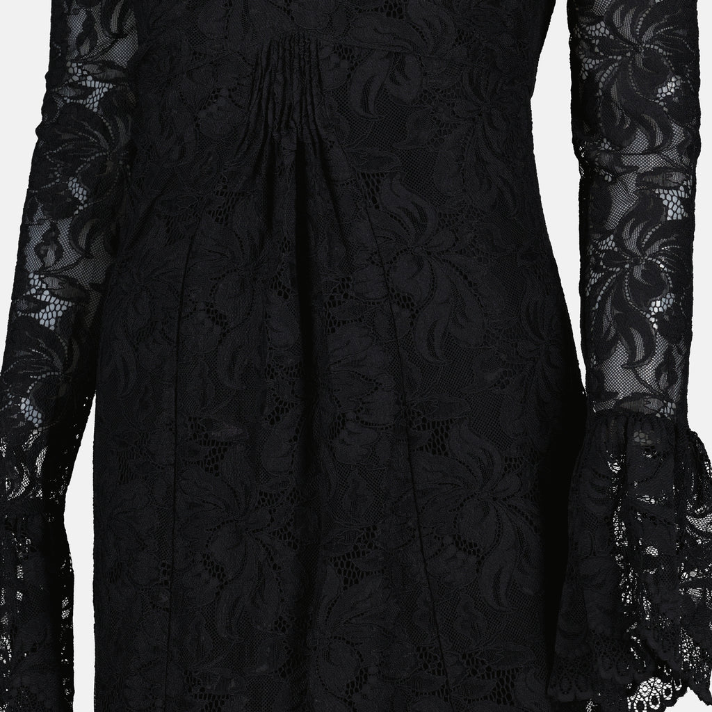 Vestidos Robe longue en dentelle Rabanne Negro Femme