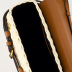 Bolsas de mão e de ombro Bolsa Tie Me pequena Moschino Marrom Femme