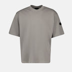 T-shirt T-Shirt con Logo Moncler Grigio Homme