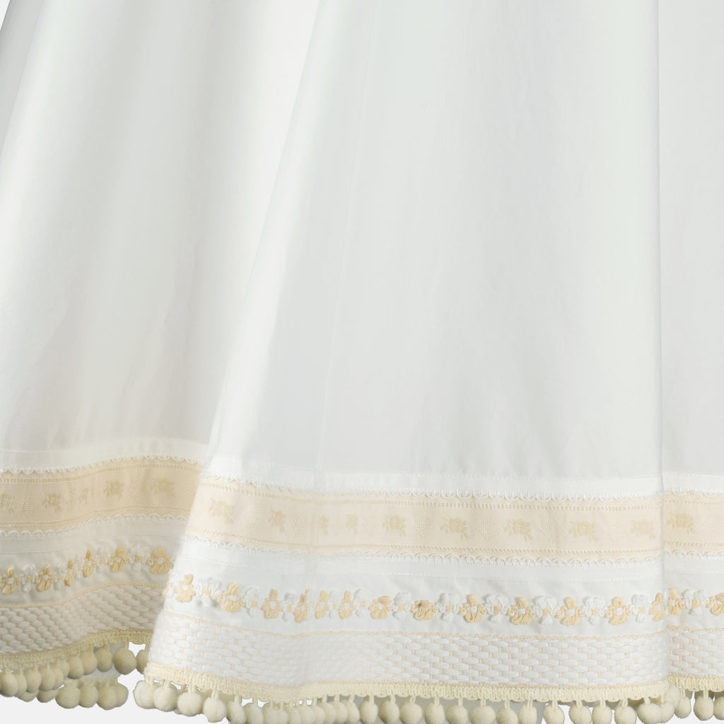 Jupes Jupe longue en popeline Moschino Blanc Femme