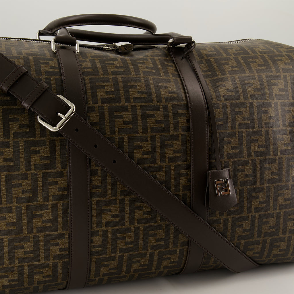 Borse sportive e da viaggio Sac de voyage FF Fendi Marrone Homme