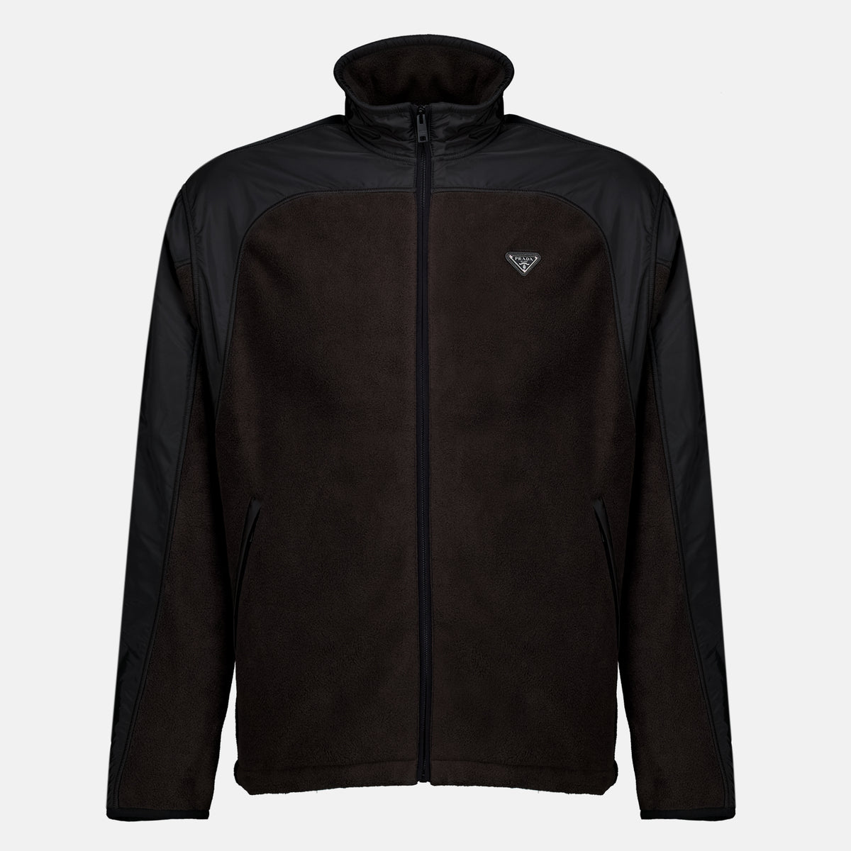 Vestes Veste en molleton marron Prada Marron Homme
