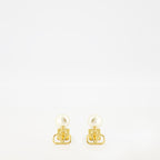 Joias Boucles d'oreilles perles VLogo Valentino Garavani Ouro Femme