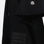 Jaquetas Cape à capuche Moncler Preto Femme