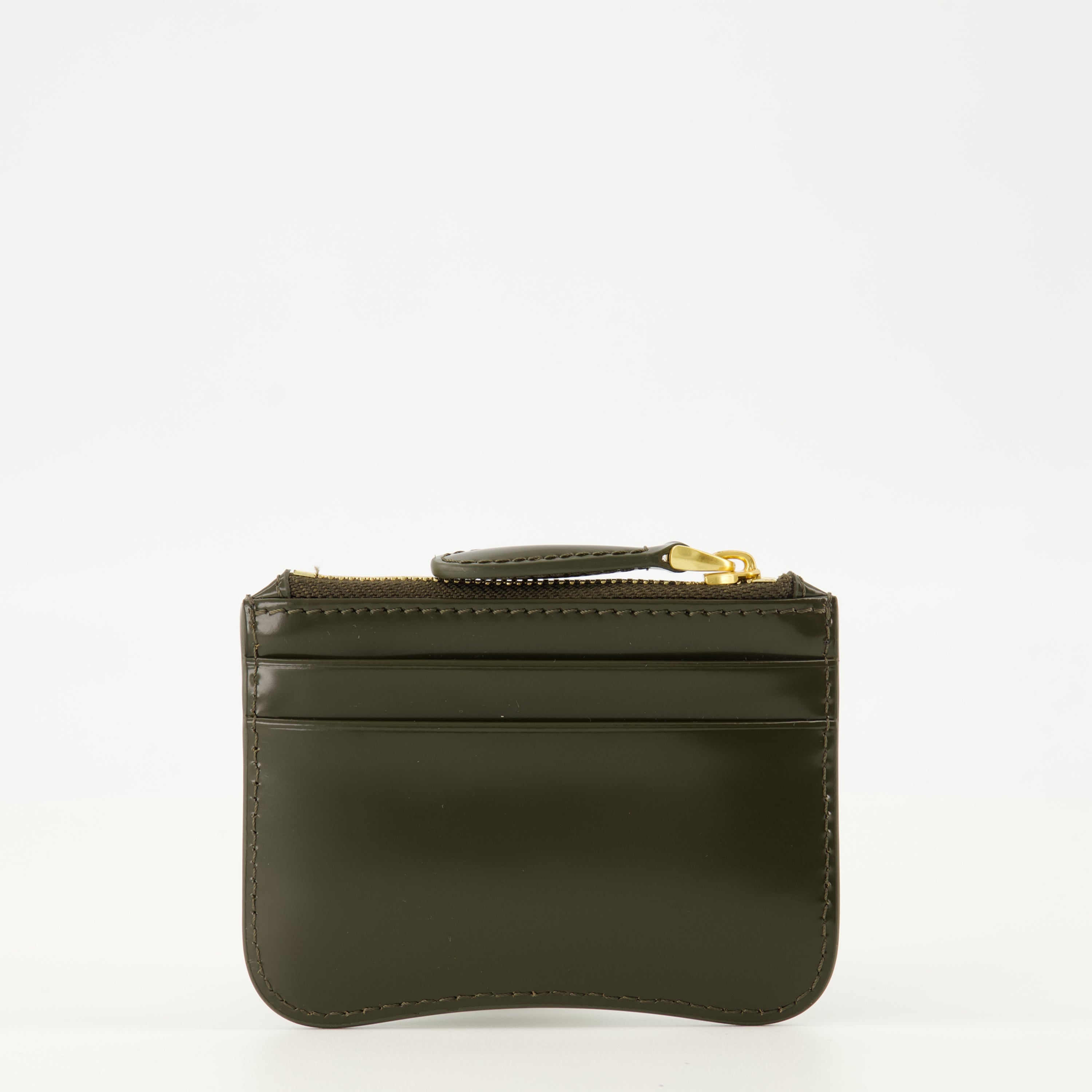 Imagem do artigo Porta-cartões com fecho Paris Caqui da marca Ami PARIS para Unisex - Temporada Primavera-Verão 2026 - Vista Traseira