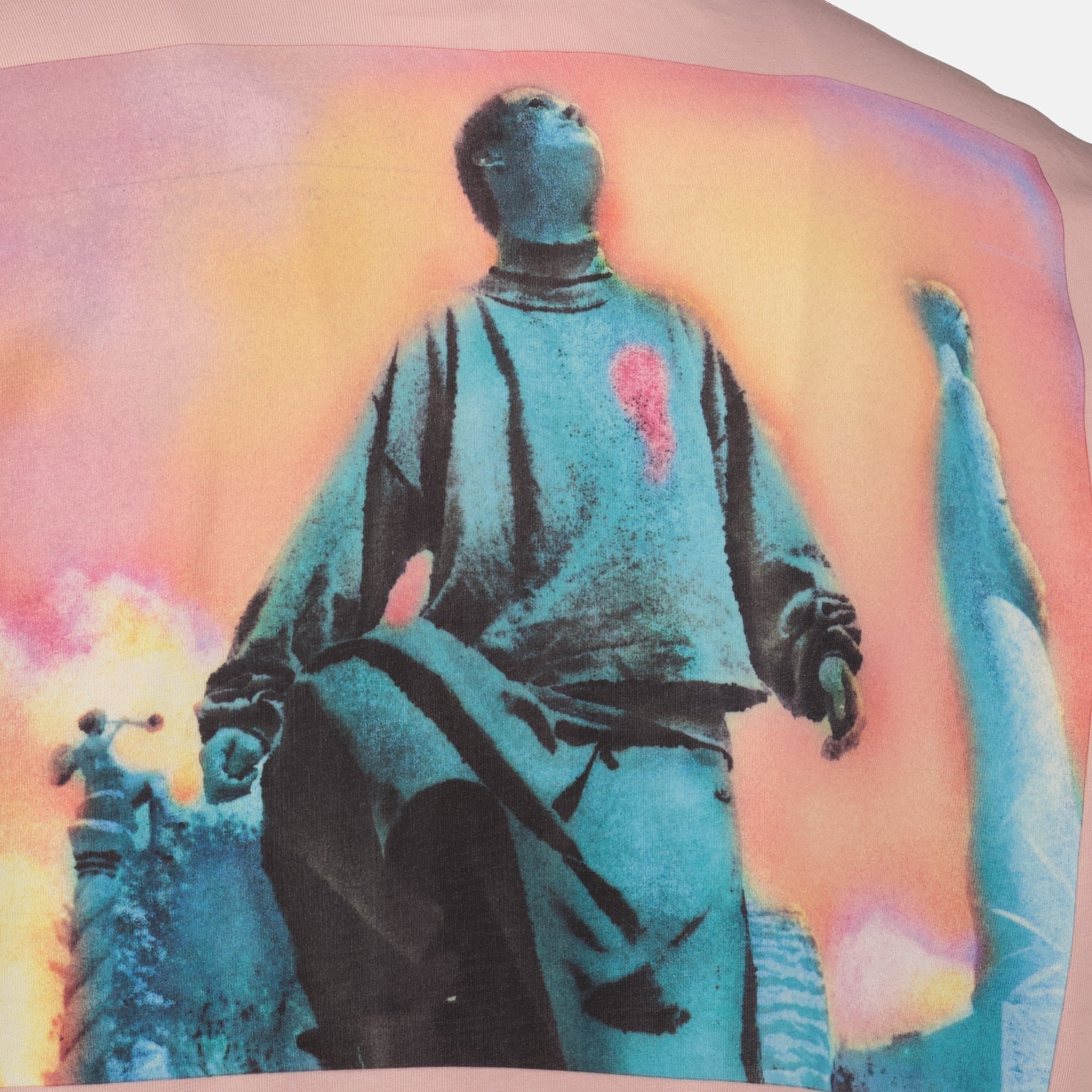 Image de l'article T-shirt T-Adjust rose de la marque Diesel pour Homme - Saison Printemps-Été 2026 - Vue détaillée_1