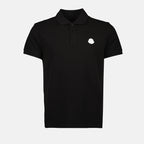 Polo shirts Black Short Sleeve Polo Moncler Black Homme