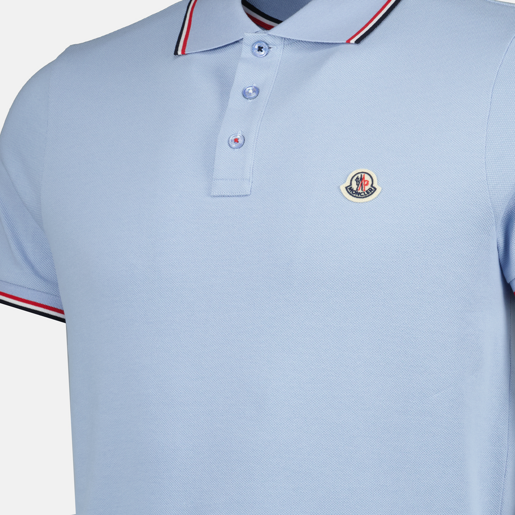 Polos Polo à logo Moncler Bleu Homme