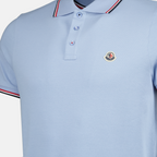 Polos Polo à logo Moncler Bleu Homme