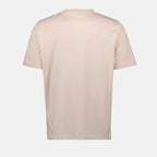T-shirts Embroidered Logo T-shirt Moncler Pink Homme
