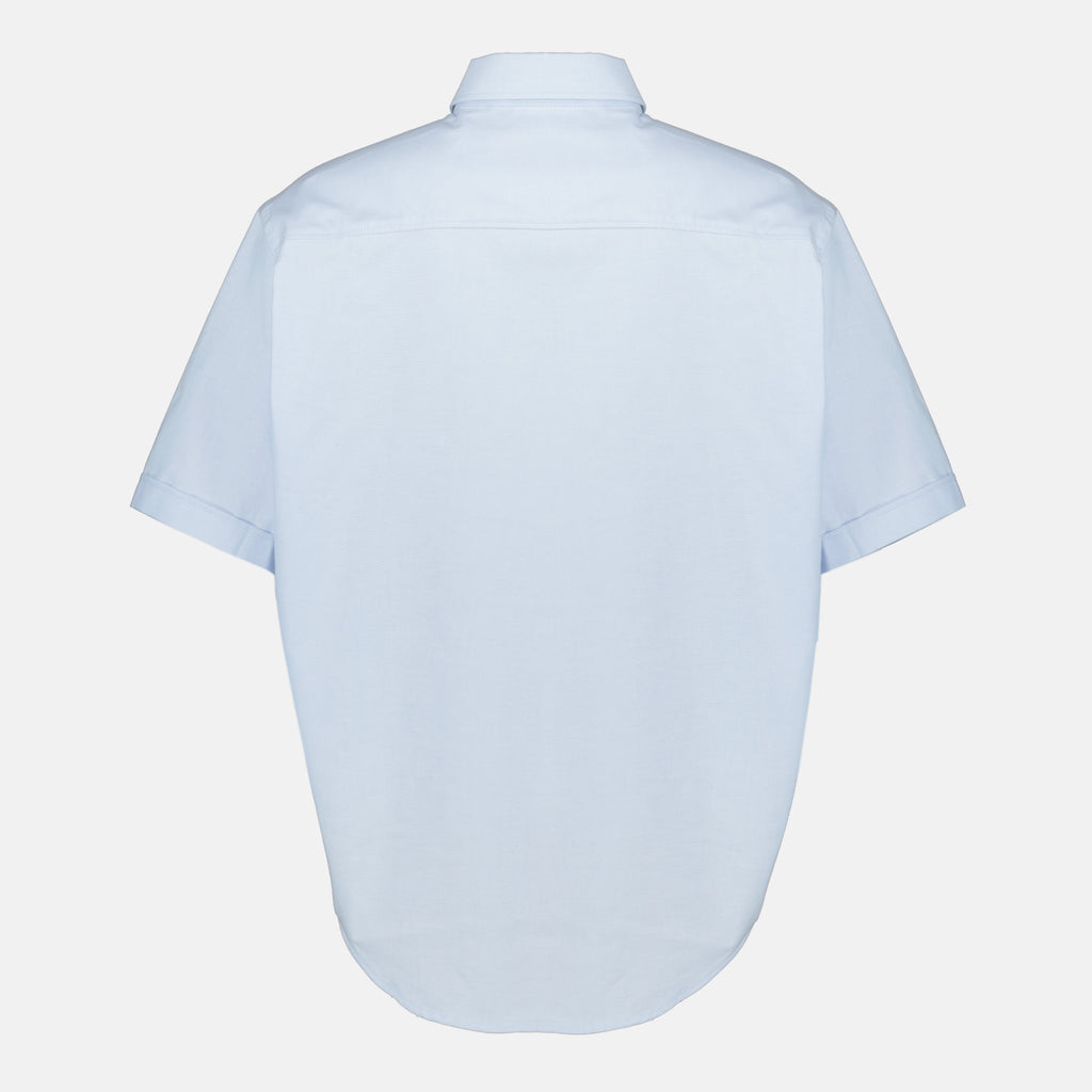 Immagine della camicia boxy AMI a cuore blu del marchio Ami PARIS per uomo - Collezione Primavera-Estate 2026 - Vista Posteriore