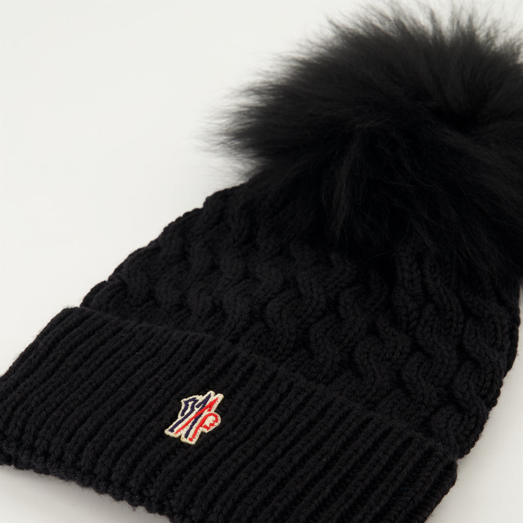 모자, 캡 및 비니 Bonnet à pompon Moncler Grenoble 검은색 Femme