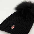 모자, 캡 및 비니 Bonnet à pompon Moncler Grenoble 검은색 Femme