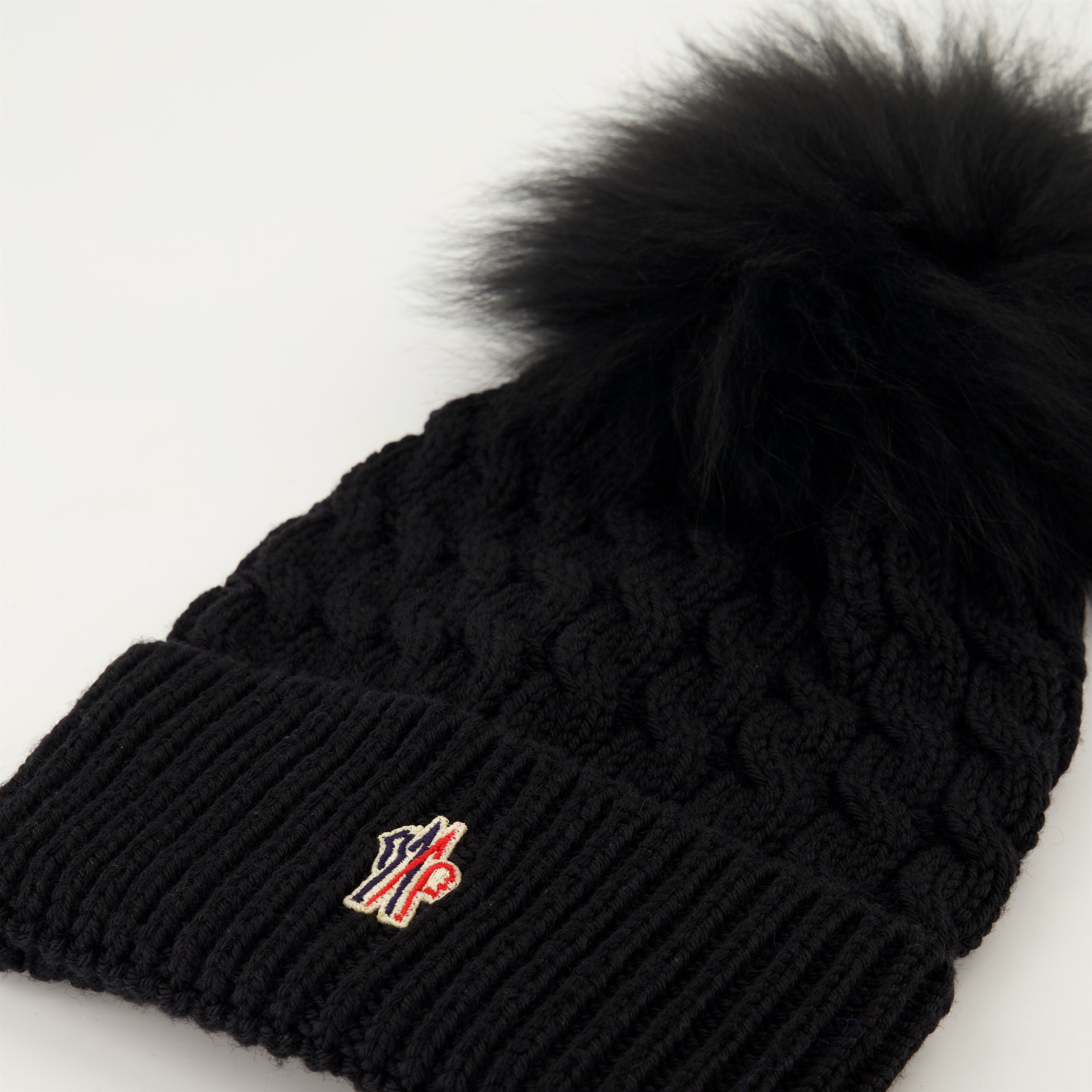 모자, 캡 및 비니 Bonnet à pompon Moncler Grenoble 검은색 Femme