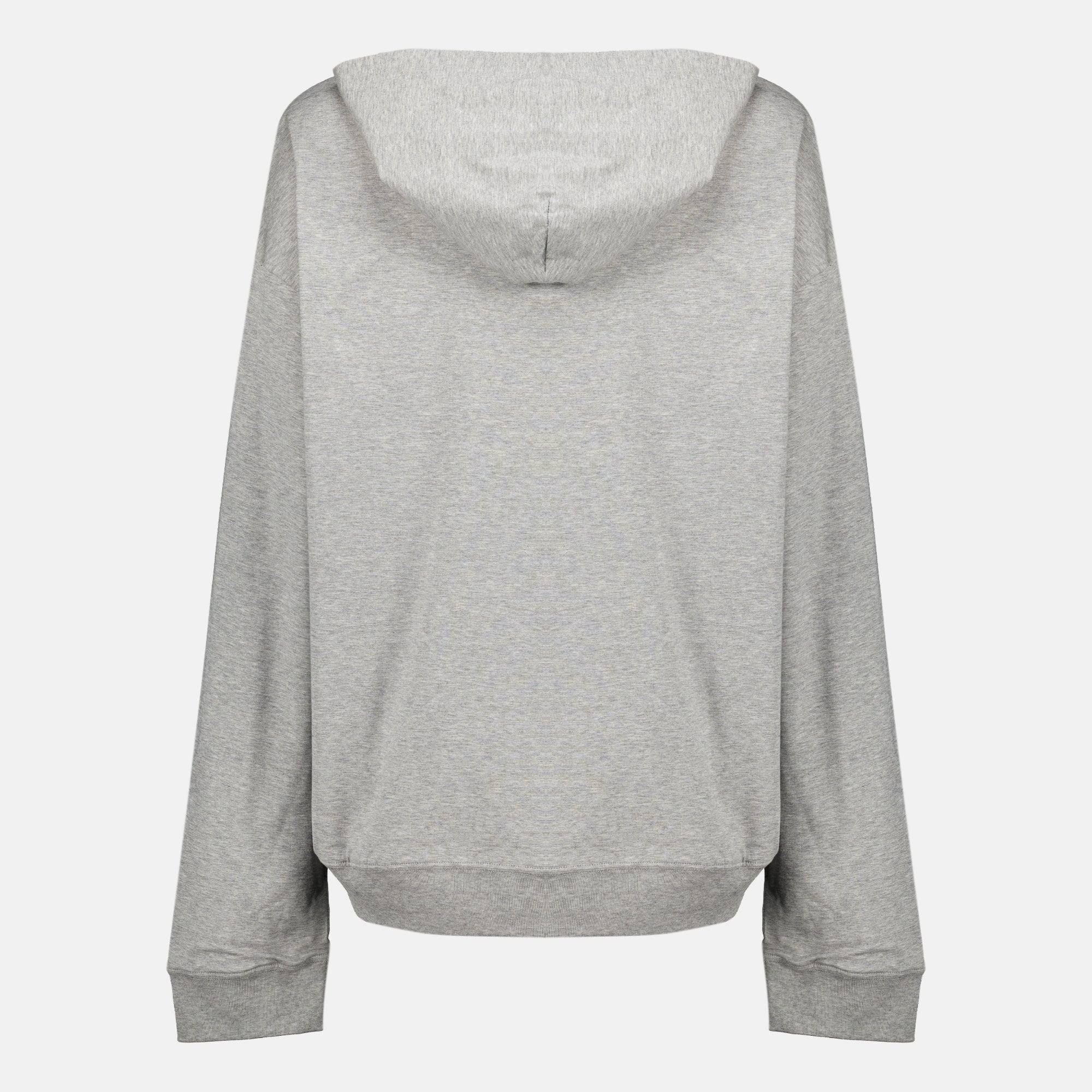 Sweatshirts Casaco de Moletão Cinzento com Capuz Miu Miu Gris Femme