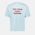 T-shirts T-shirt Slogan Slogan Drole De Monsieur Bleu Homme