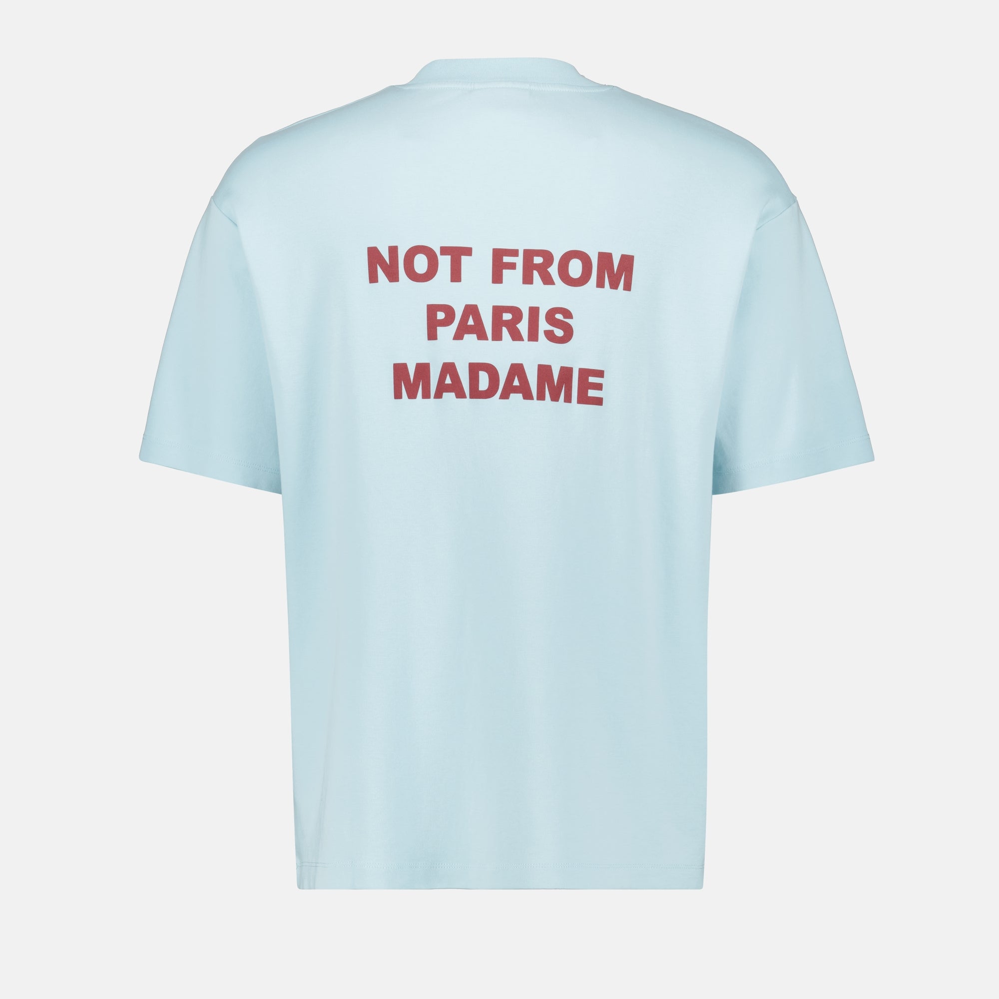 T-shirts T-shirt Slogan Slogan Drole De Monsieur Bleu Homme