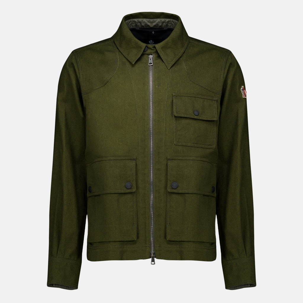 Vestes カーキジップジャケット Moncler Grenoble Kaki Homme
